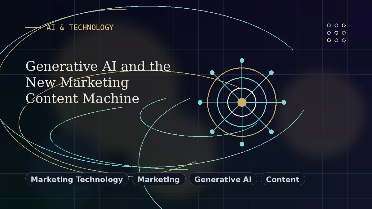 Editorial thumbnail for Generative AI and the New Marketing Content Machine
