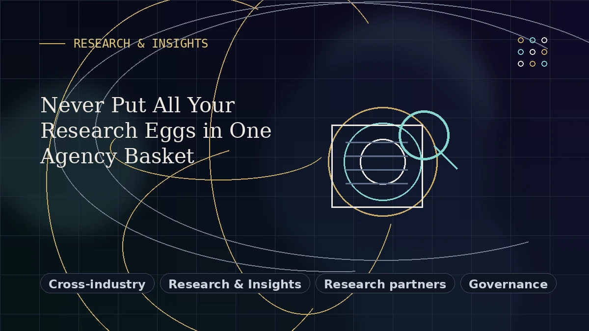 Editorial thumbnail for Never Put All Your Research Eggs in One Agency Basket