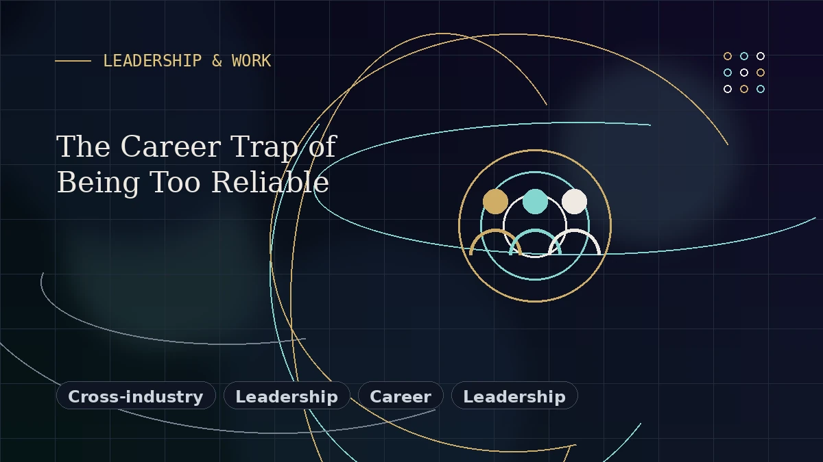 Editorial thumbnail for The Career Trap of Being Too Reliable