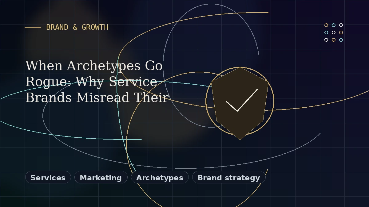 Editorial thumbnail for When Archetypes Go Rogue: Why Service Brands Misread Their Identity