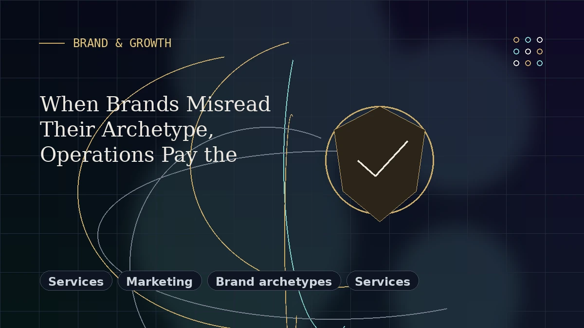 Editorial thumbnail for When Brands Misread Their Archetype, Operations Pay the Price
